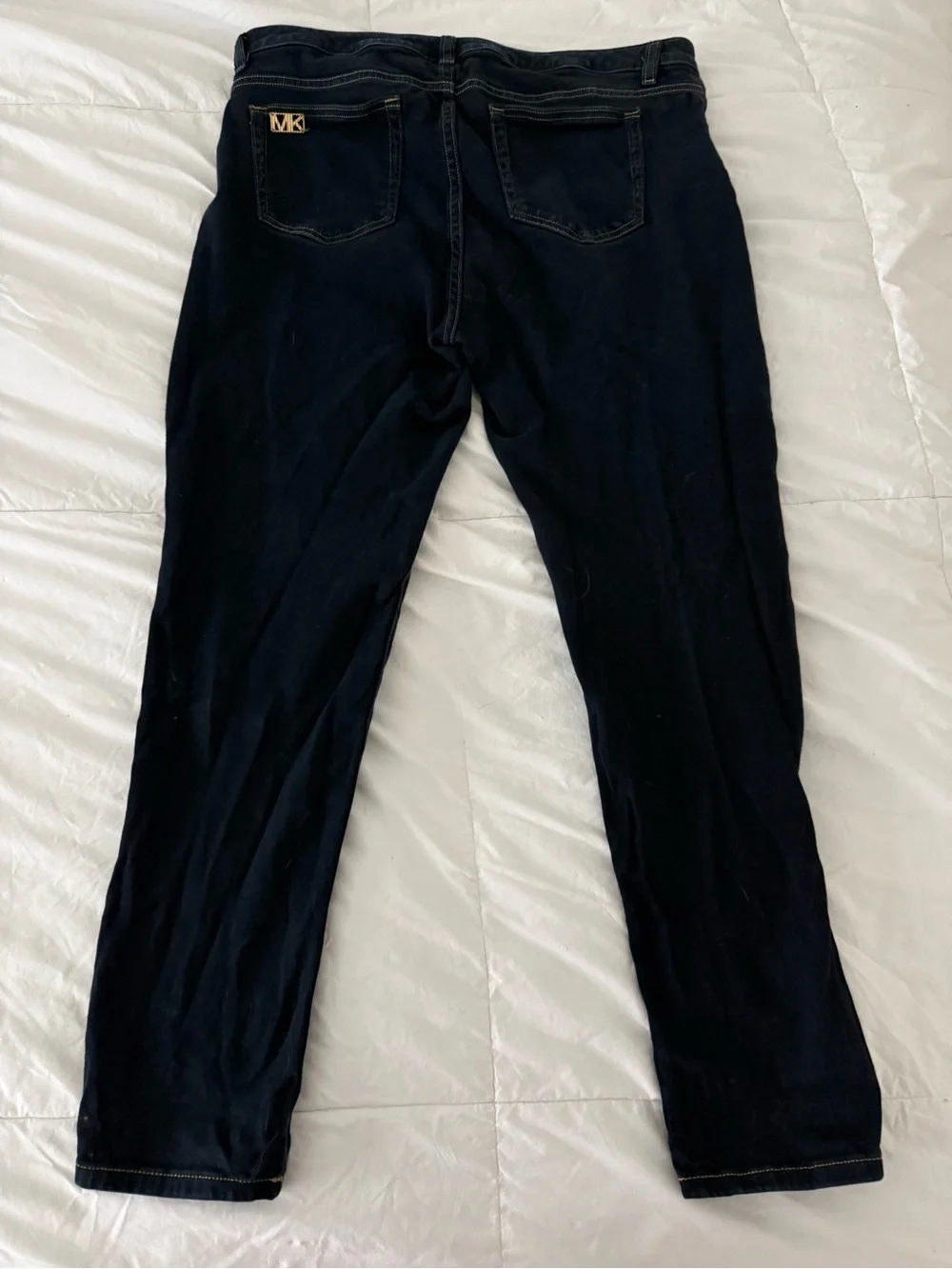 Michael Kors Woman’s Jeans with Gold MK Logo